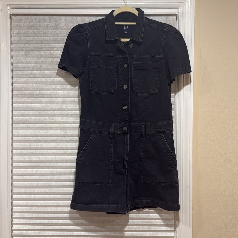 Gap Black Denim romper